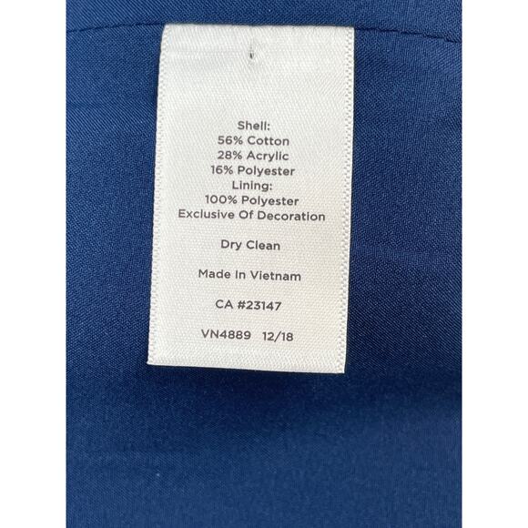 Talbots Blazer Womens 8 Cotton Blend One-Button Lined Jacket - Picture 6 of 9